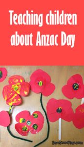 Teaching children about Anzac Day Barefoot Play Blog